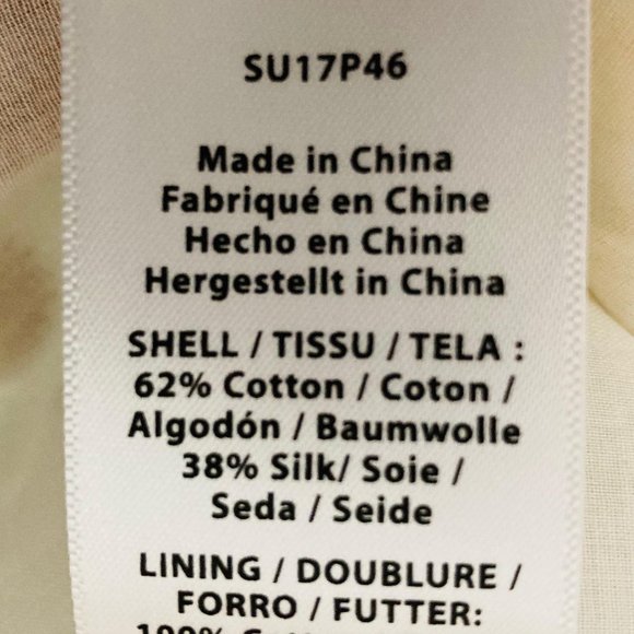 Rachel Zoe XS Silk Blend Ecru Stephanie Embroidered Shorts NWT - Picture 8 of 9